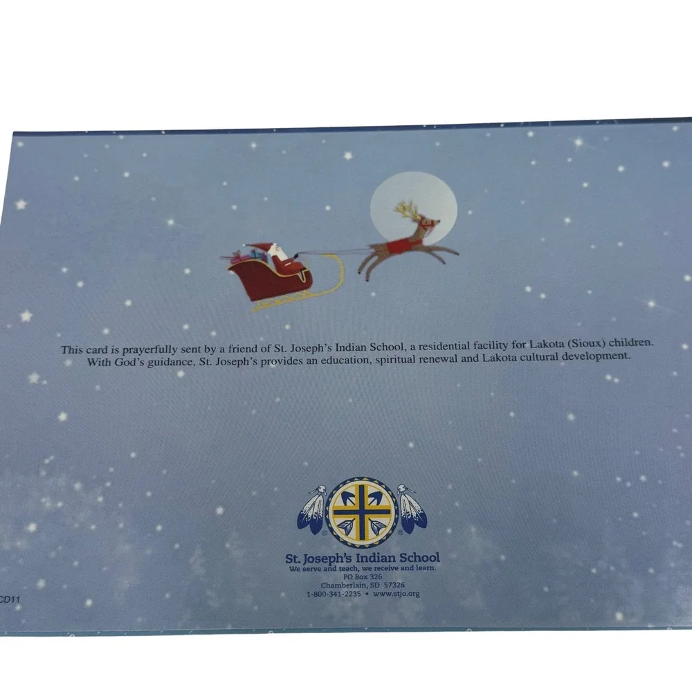 St. Labre/Joseph's‎ Indian School Lot of 18 Christmas Cards Native American Art